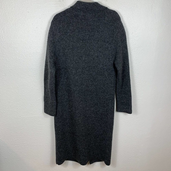 POL by Anthropologie Long rabbit hair Blend Cardigan Gray Womens Small Lagenlook - Picture 4 of 9